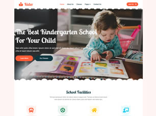 Kider - Website Template