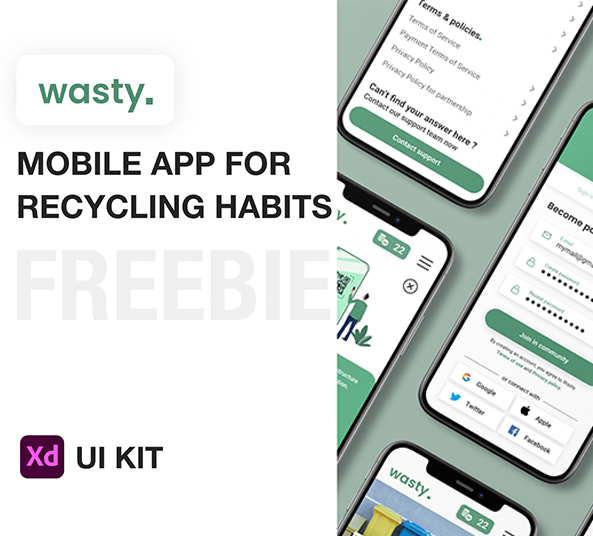 Recycling App UI Design