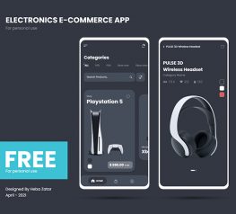 Tech E-commerce App UI Design